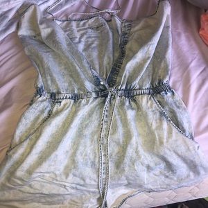 denim romper